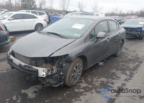 2013 Honda Civic Lx from USA, damaged, VIN 2HGFB2F54DH588149
